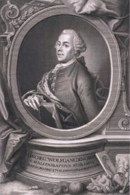 Portrait von Georg Wolfgang Knorr